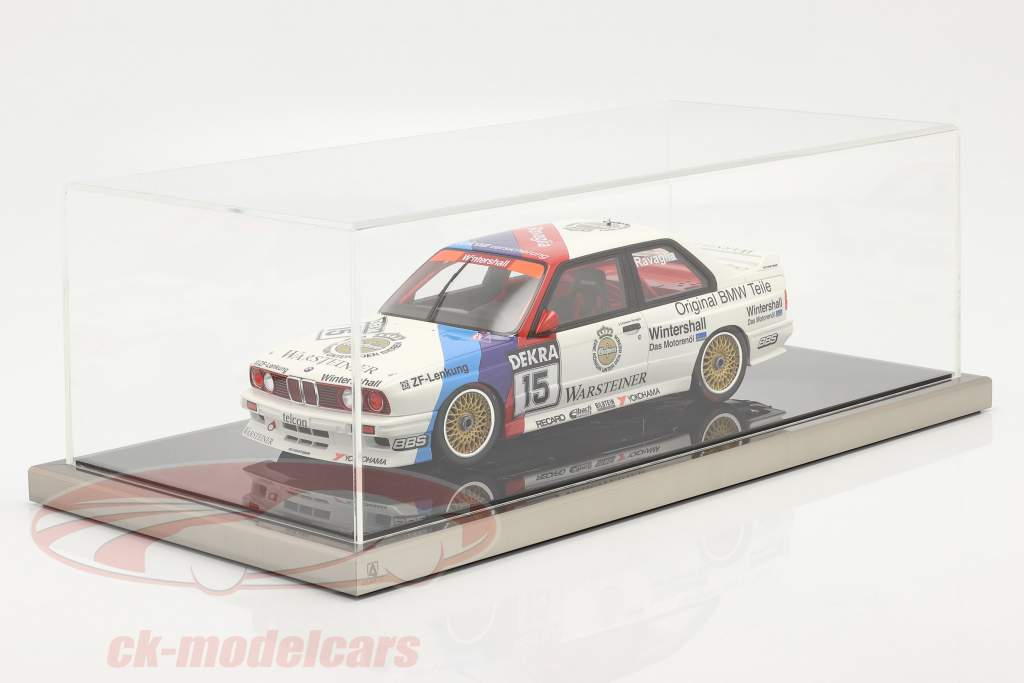 高品質 アクリル ショーケース Dieppe と アクリル/メタルベース 黒 / 銀 1:12 Atlantic