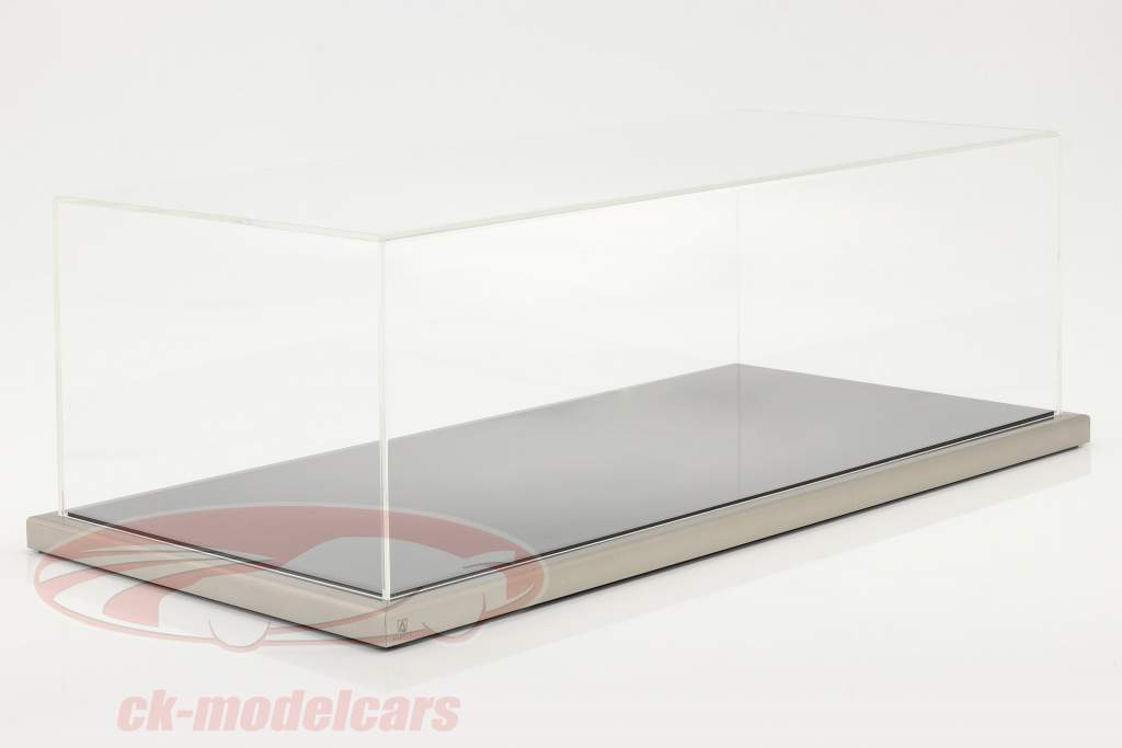 高品質 アクリル ショーケース ディエップ と アクリル/メタルベース 黒 / 銀 1:8 Atlantic