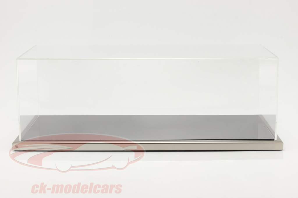 高品質 アクリル ショーケース ディエップ と アクリル/メタルベース 黒 / 銀 1:8 Atlantic
