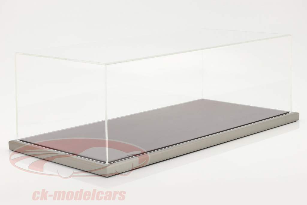 Alta qualità acrilico vetrina Goodwood Con Base in legno / metallo mogano / argento 1:8 Atlantic
