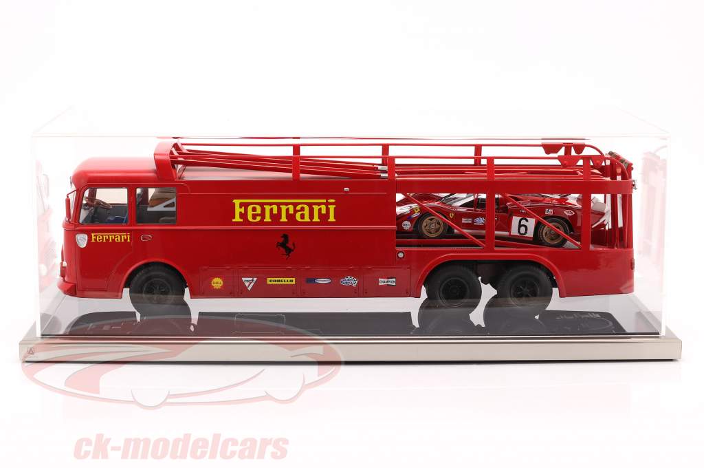 高品質 アクリル ショーケース ディエップ と アクリル/メタルベース 黒 / 銀 1:8 Atlantic