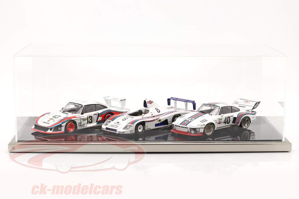 高品質 アクリル ショーケース ディエップ と アクリル/メタルベース 黒 / 銀 1:8 Atlantic