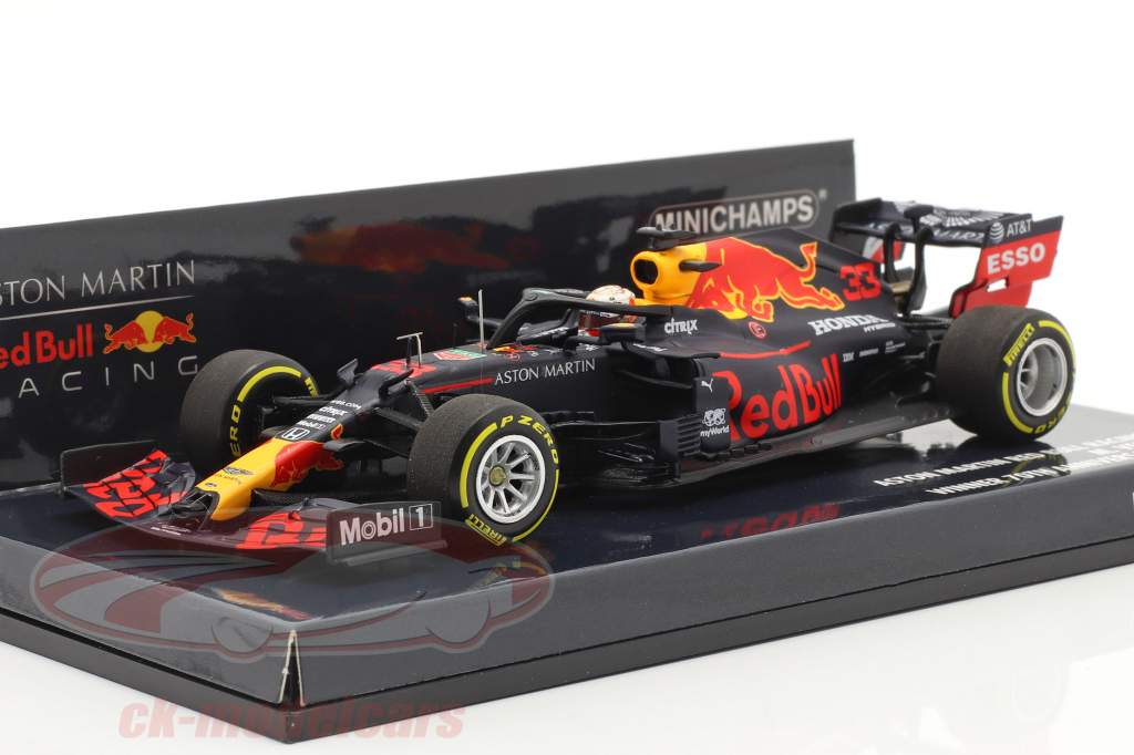 M. Verstappen Rød Bull Racing RB16 #33 Vinder 70. Jubilæum GP F1 2020 1:43 Minichamps