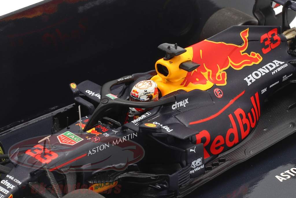 M. Verstappen Rosso Bull Racing RB16 #33 Vincitore 70 ° Anniversario GP F1 2020 1:43 Minichamps