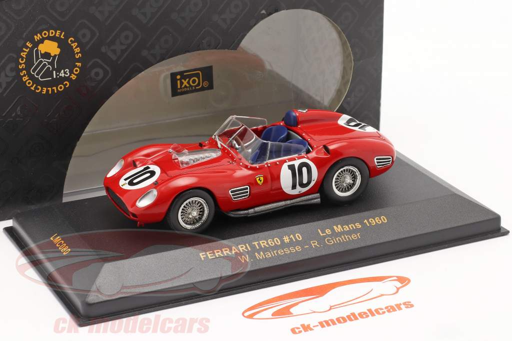 Ferrari TR60 #10 LeMans 1960 Mairesse, Ginther 1:43 Ixo