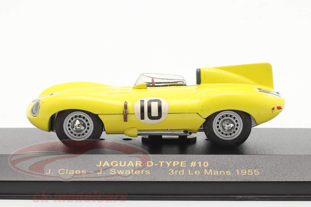 Jaguar D-Type #10 LeMans 1955 Claes, Swaters 1:43 Ixo