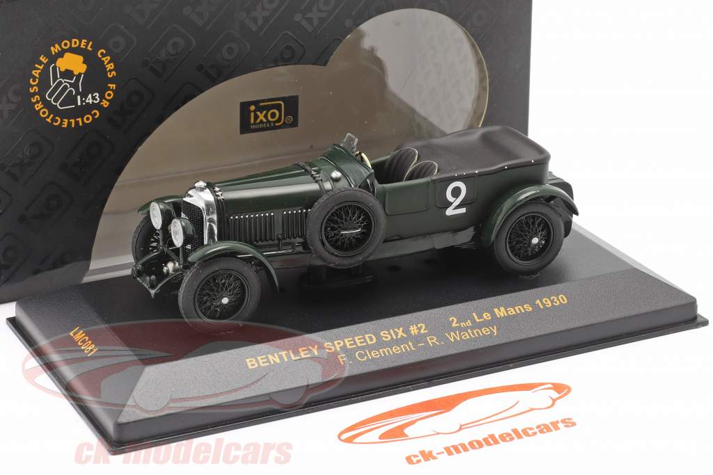 Bentley Speed Six #2 LeMans 1930 Clement, Watney 1:43 Ixo