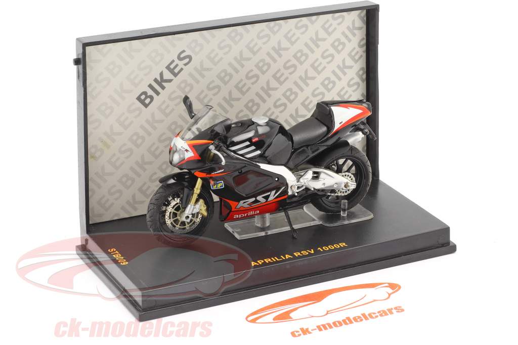 Aprilia RSV 1000R noir / rouge 1:24 Ixo