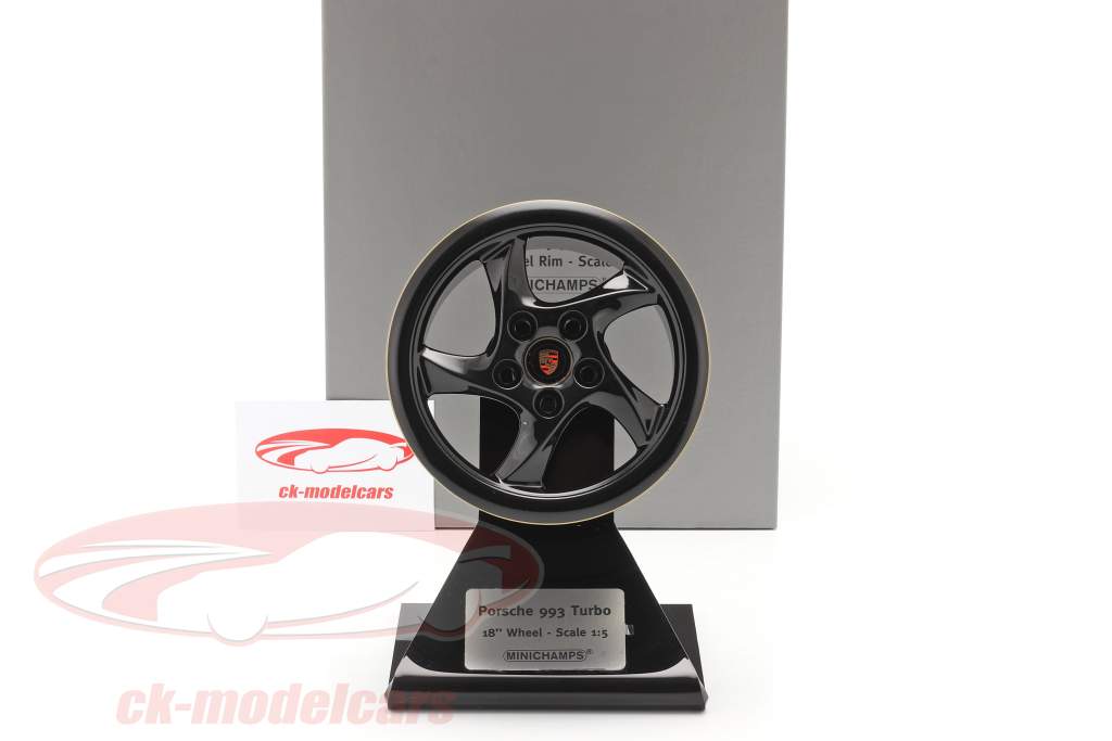 Porsche 911 (993) Turbo rand 18 inch Project goud 2019 1: 5 Minichamps