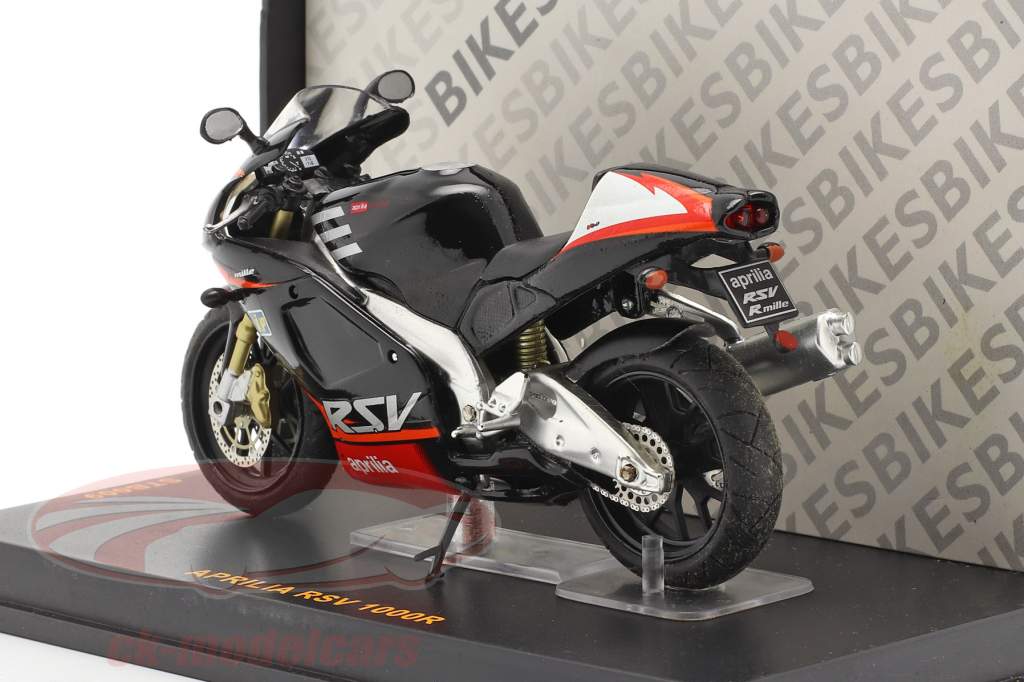 Aprilia RSV 1000R noir / rouge 1:24 Ixo