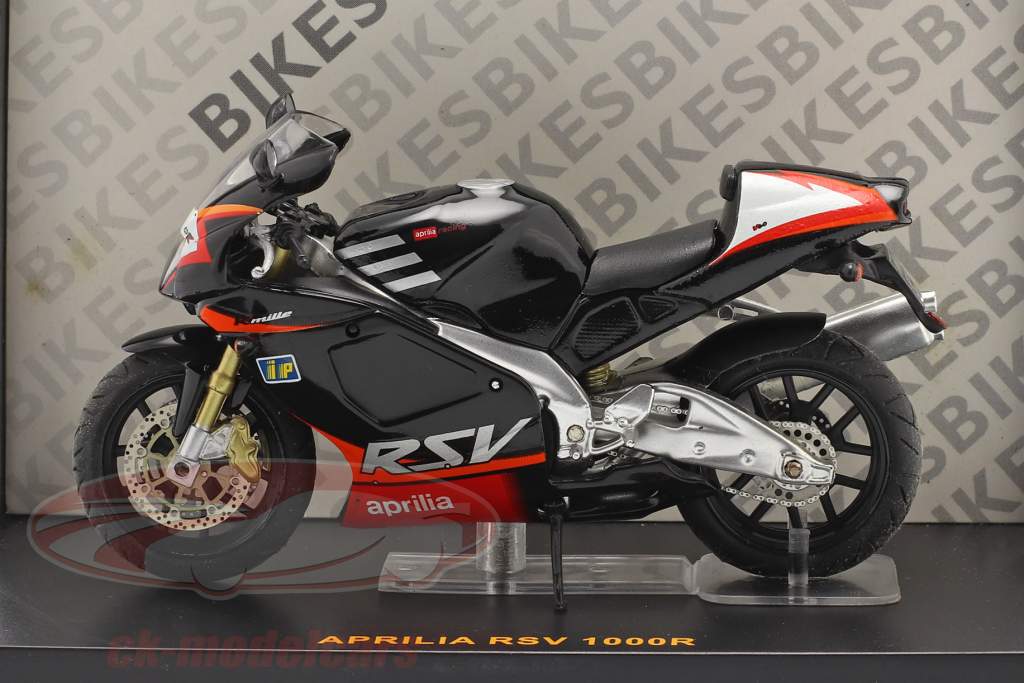 Aprilia RSV 1000R noir / rouge 1:24 Ixo