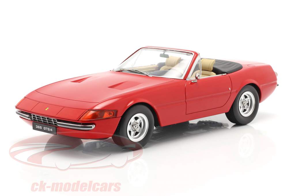 Ferrari 365 GTB/4 Daytona Conversível Series 2 1971 vermelho 1:18 KK-Scale