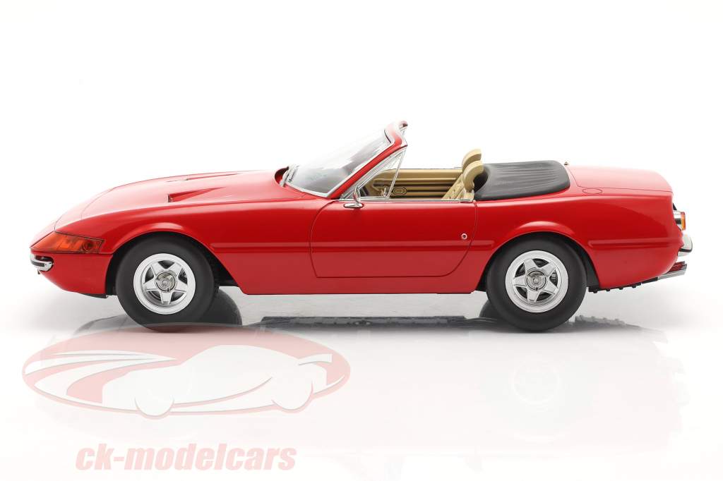 Ferrari 365 GTB/4 Daytona Conversível Series 2 1971 vermelho 1:18 KK-Scale