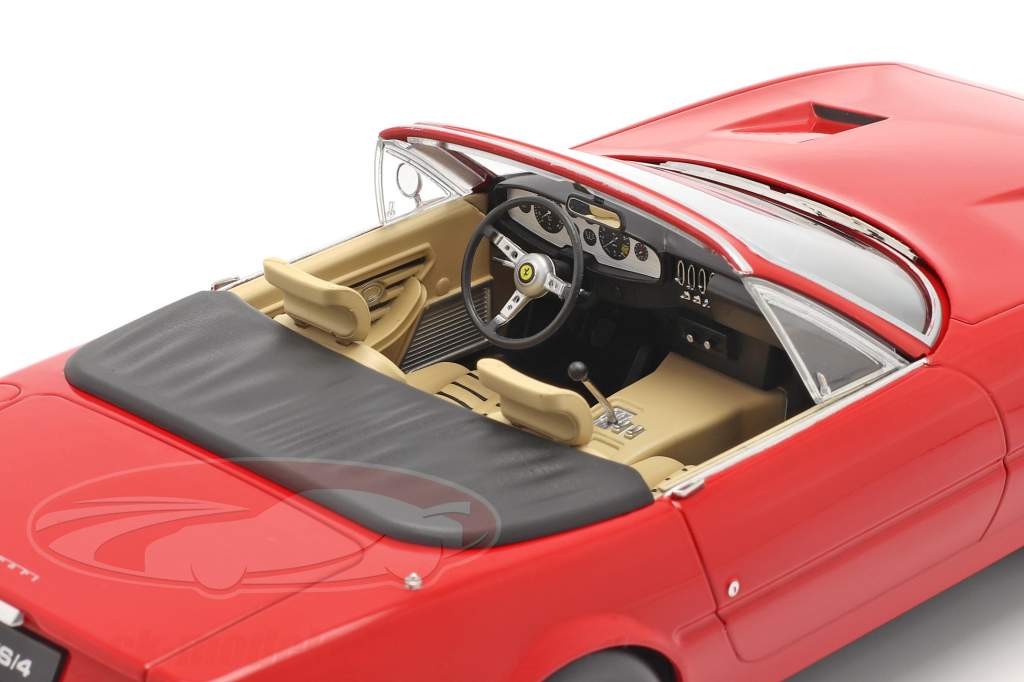 Ferrari 365 GTB/4 Daytona Conversível Series 2 1971 vermelho 1:18 KK-Scale