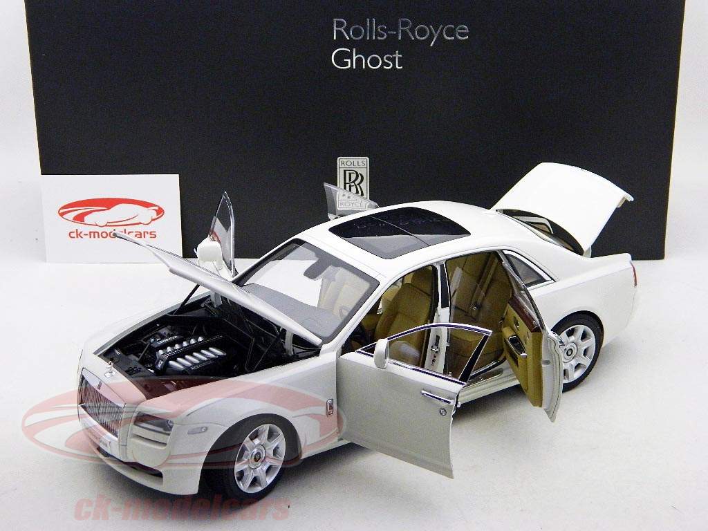 劳斯莱斯幽灵SWB 2011年霜白/乳白色KYOSHO 1:18
