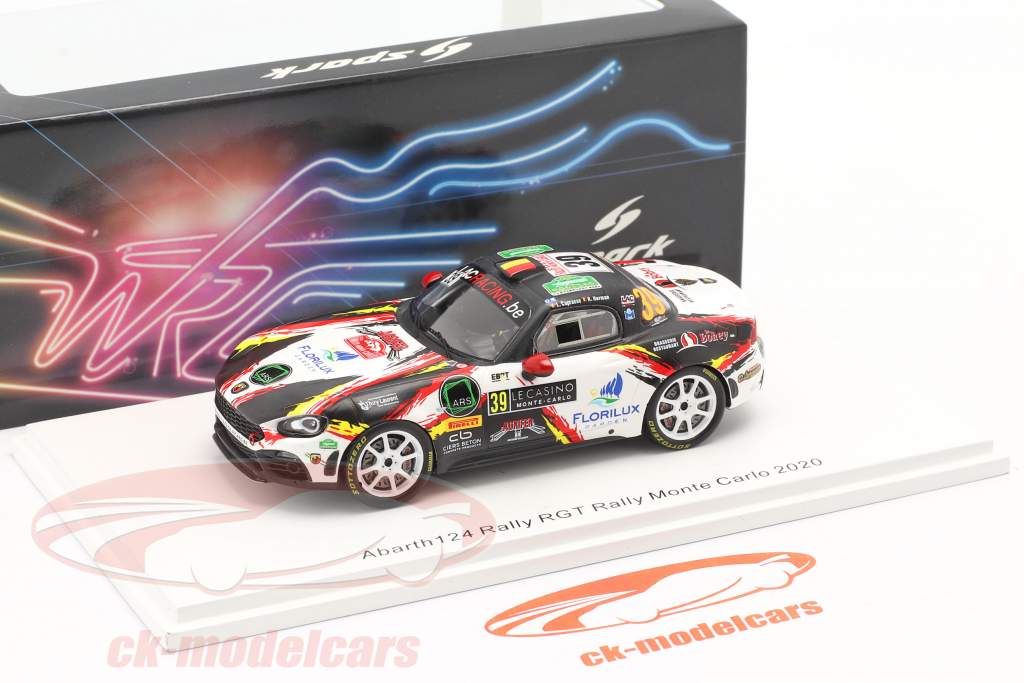 Abarth 124 Rally RGT #39 Rallye Monte Carlo 2020 Caprasse, Herman 1:43 Spark
