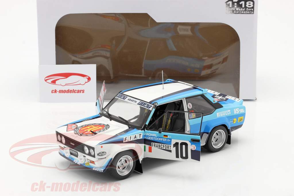 Fiat 131 Abarth #10 gagnant Rallye Monte Carlo 1980 Röhrl, Geistdörfer 1:18 Solido