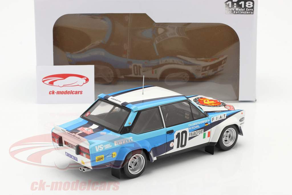 Fiat 131 Abarth #10 gagnant Rallye Monte Carlo 1980 Röhrl, Geistdörfer 1:18 Solido