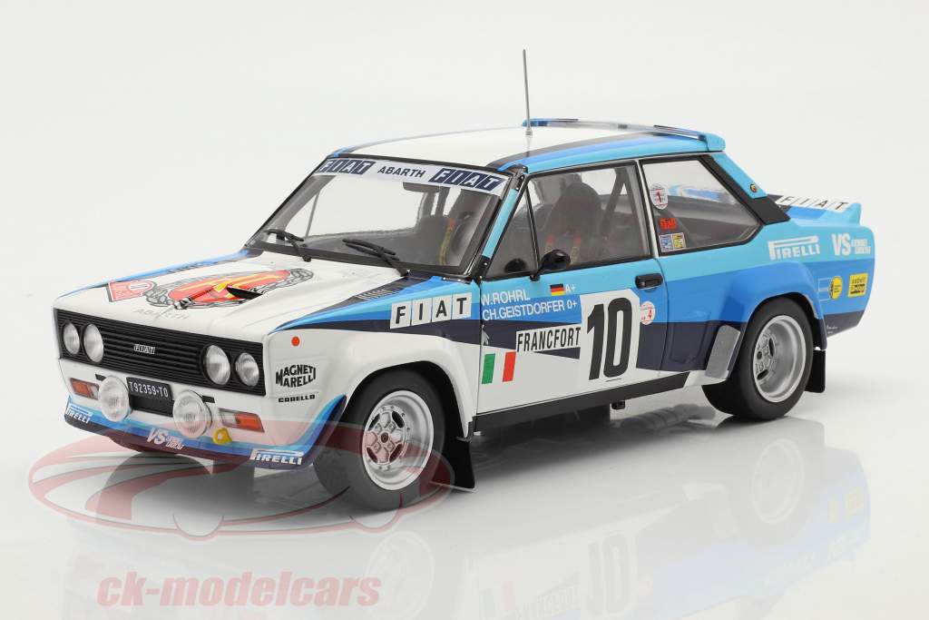 Fiat 131 Abarth #10 победитель Rallye Monte Carlo 1980 Röhrl, Geistdörfer 1:18 Solido
