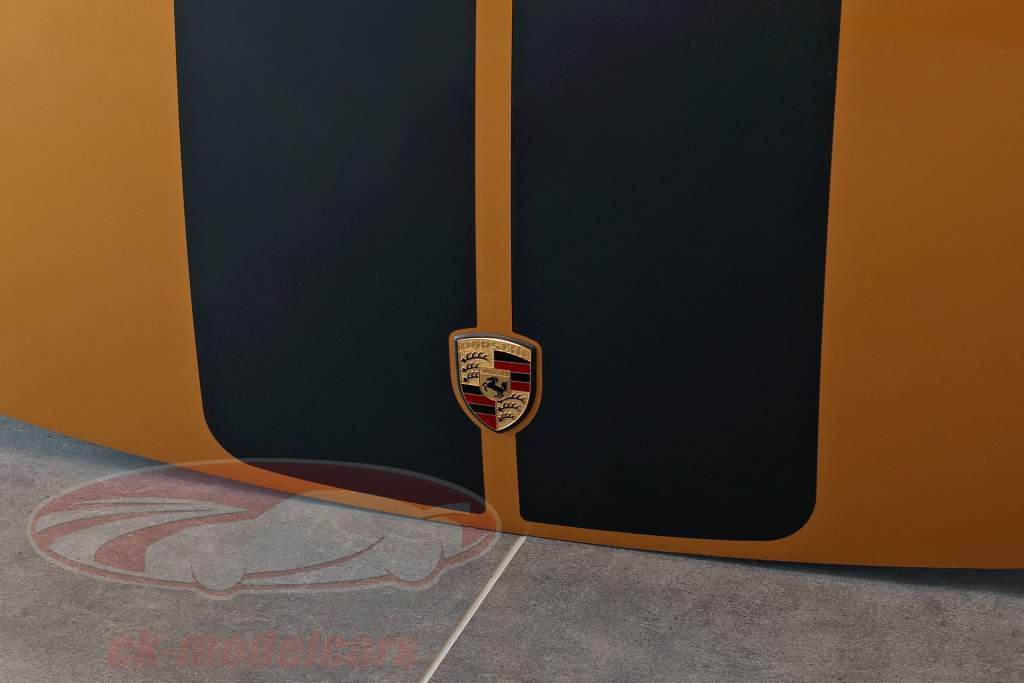 Capot avant Porsche 911 Modèle G Exclusif conception jaune d'or métallique / noir