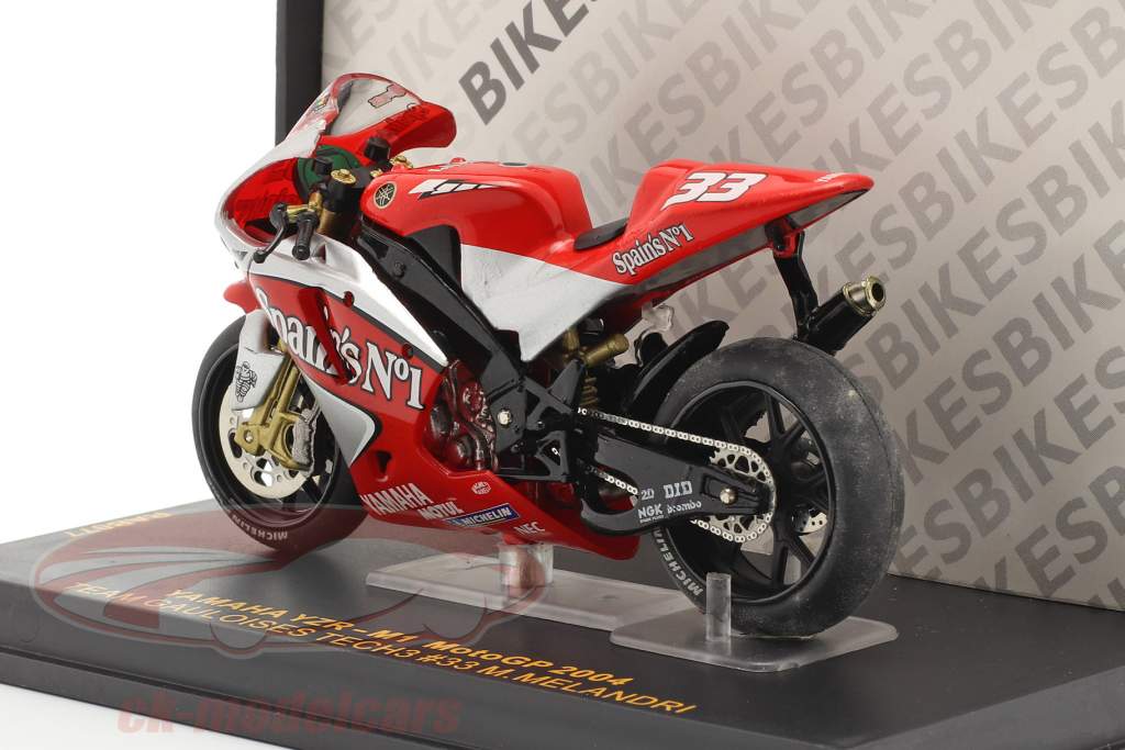 M. Melandri Yamaha YZR-M1 #33 Moto GP 2004 1:24 Ixo