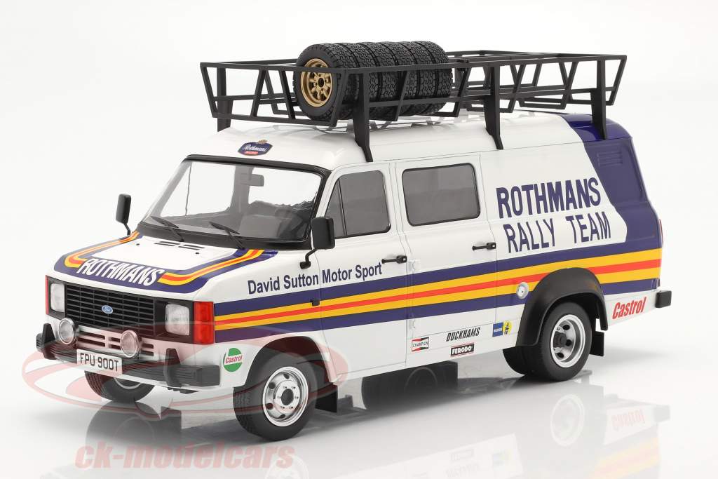 Ford Transit MK II Van Rallye Assistance Rothmans 1:18 Ixo