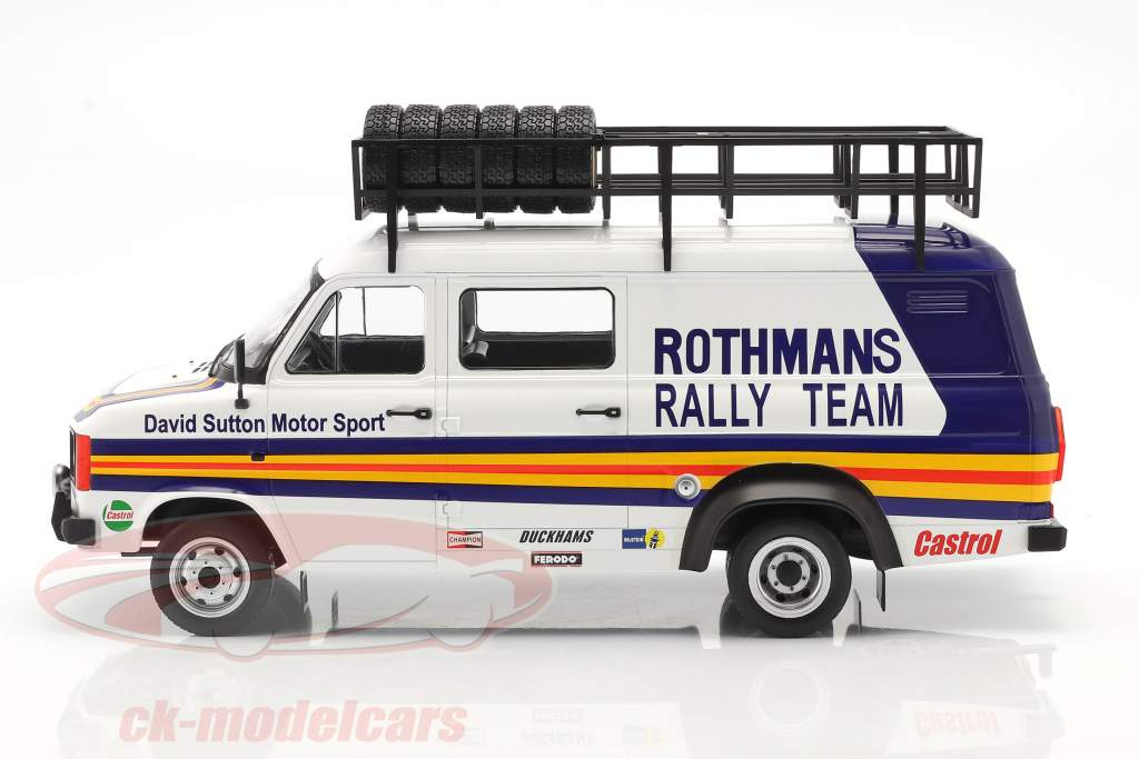 Ford Transit MK II Van Rallye Assistance Rothmans 1:18 Ixo