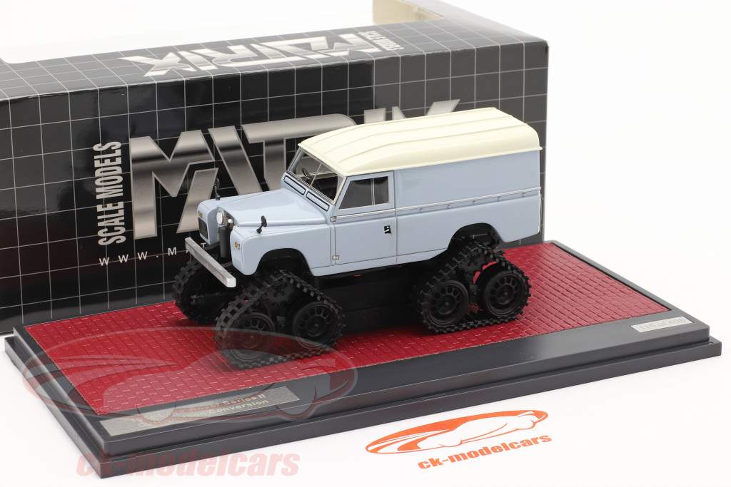 Land Rover Series II Cuthbertson Conversion 1958 blaugrau / weiß 1:43 Matrix
