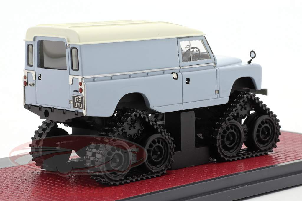 Land Rover Series II Cuthbertson Conversion 1958 blaugrau / weiß 1:43 Matrix
