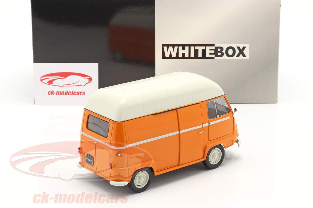 Renault Estafette Van Orange / blanc 1:24 WhiteBox