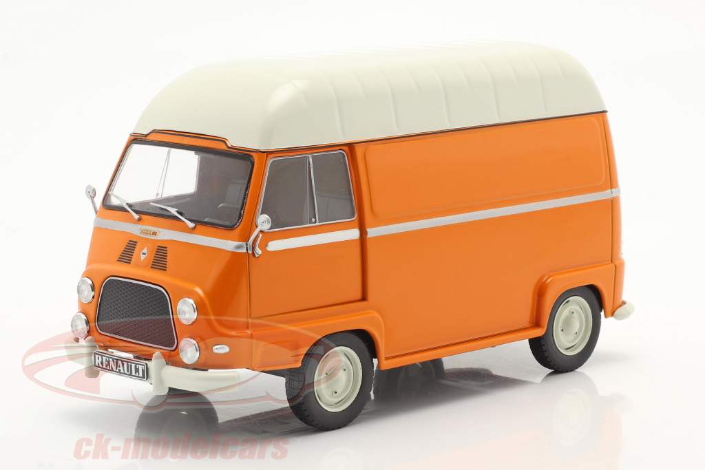 Renault Estafette Van Orange / blanc 1:24 WhiteBox