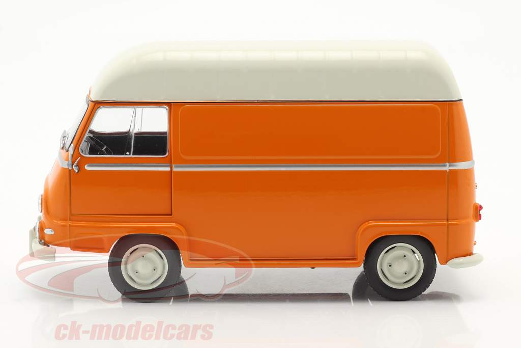 Renault Estafette Van Orange / blanc 1:24 WhiteBox