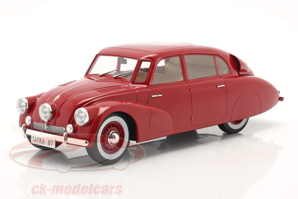 Tatra 87 Año de construcción 1937 rojo oscuro 1:18 ModelCar Group
