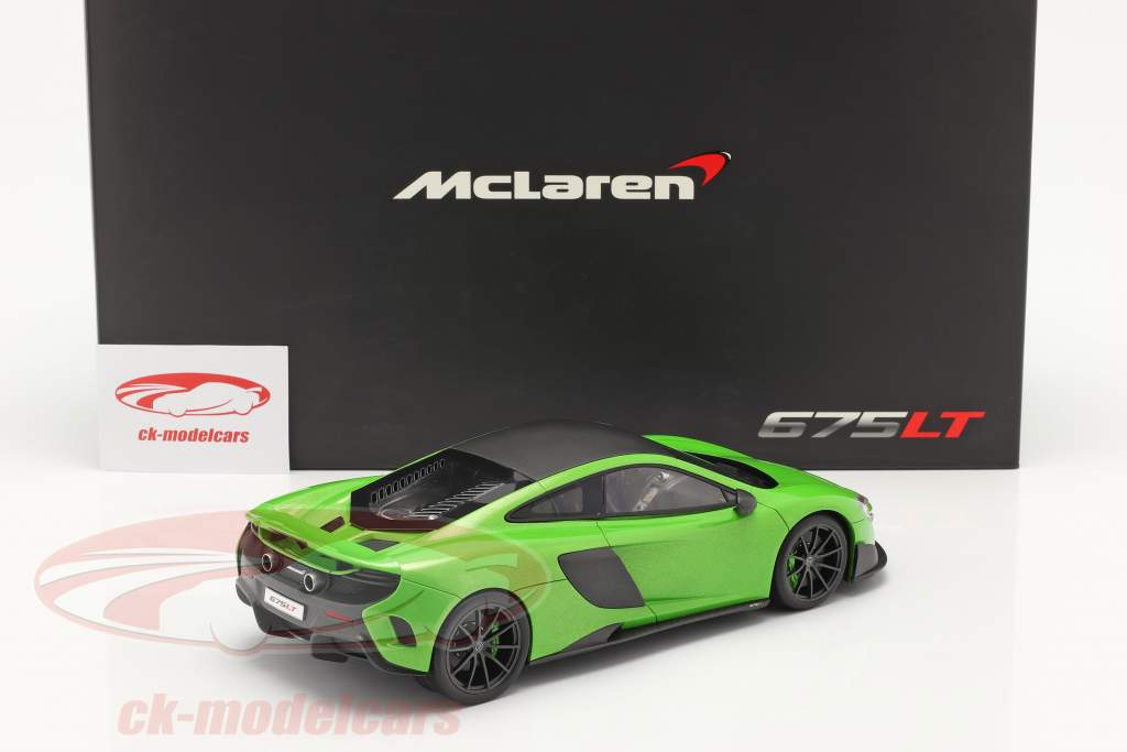 McLaren 675LT Année de construction 2015 napier vert 1:18 TrueScale