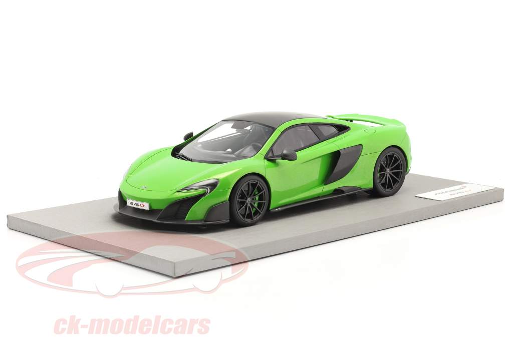 McLaren 675LT Année de construction 2015 napier vert 1:18 TrueScale
