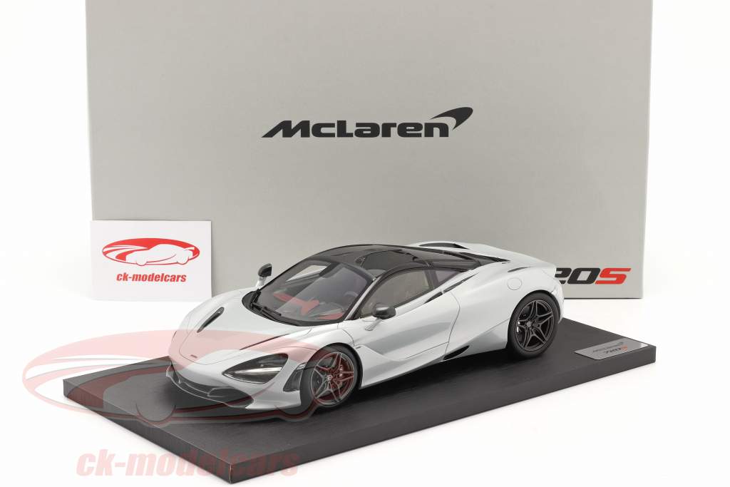 McLaren 720S Année de construction 2017 glacier blanc 1:18 TrueScale
