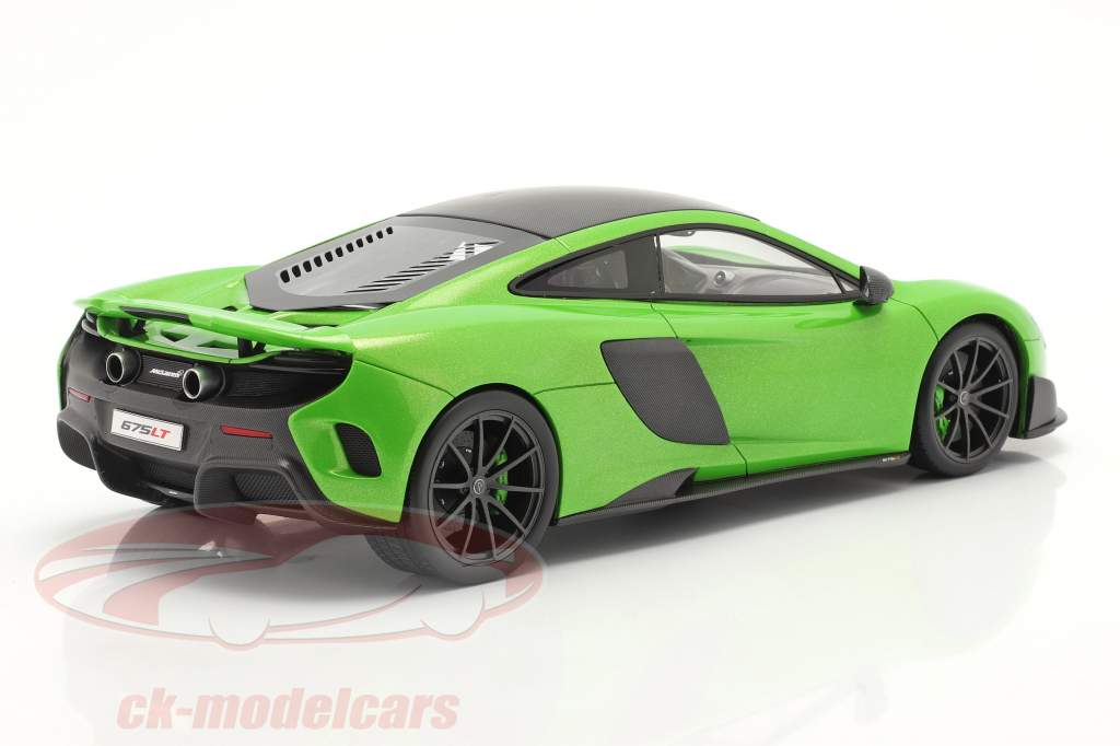 McLaren 675LT Año de construcción 2015 napier verde 1:18 TrueScale