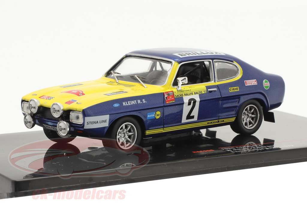 Ford Capri #2 Sachs Rally Baltic 1972 Röhrl, Berger 1:43 Ixo