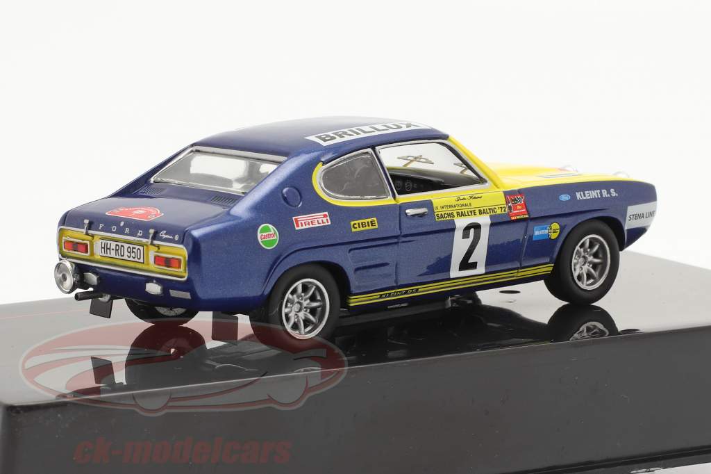 Ford Capri #2 Sachs Rally Baltic 1972 Röhrl, Berger 1:43 Ixo