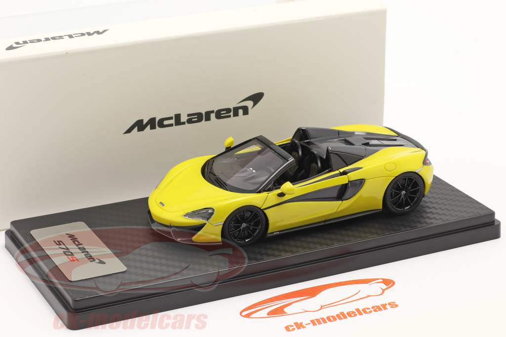 McLaren 570S Spider Année de construction 2017 sicilian jaune 1:43 TrueScale