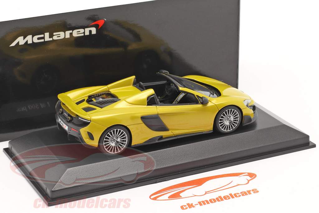 McLaren 675LT Spider 建设年份 2016 solis 黄色的 1:43 Minichamps