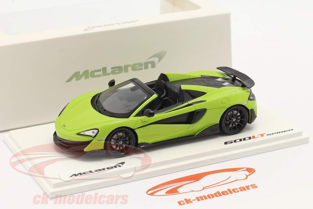 McLaren 600LT Spider 建设年份 2019 lime 绿色 1:43 TrueScale