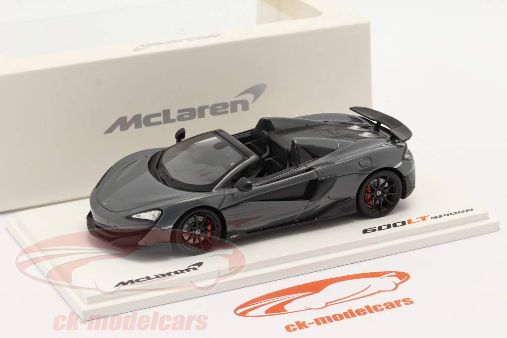 McLaren 600LT Spider Année de construction 2019 chicane gris 1:43 TrueScale