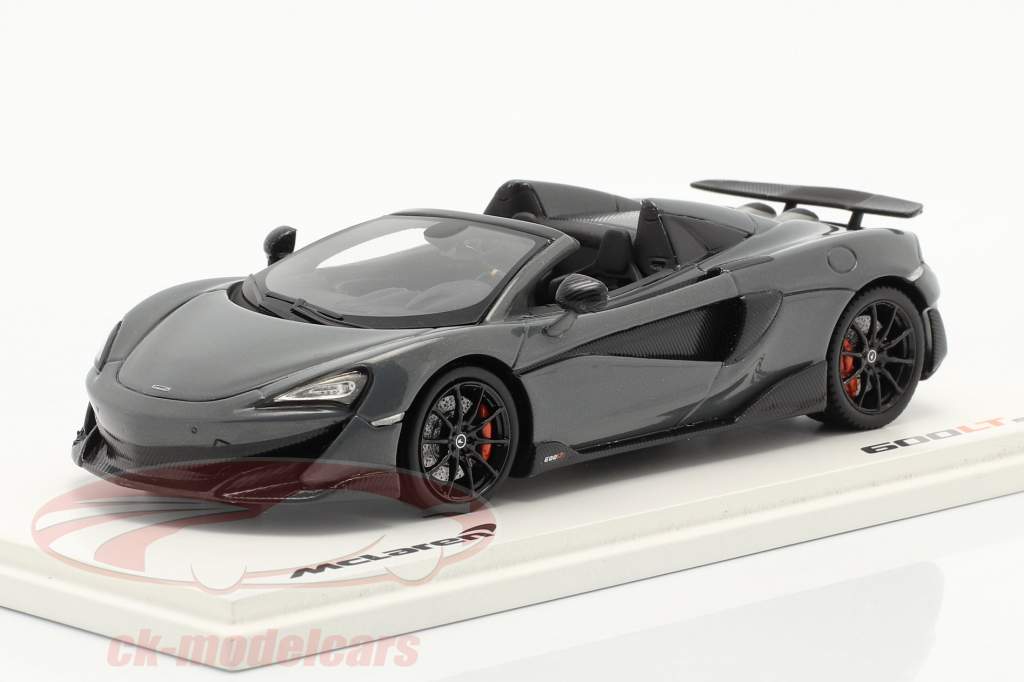 McLaren 600LT Spider Année de construction 2019 chicane gris 1:43 TrueScale