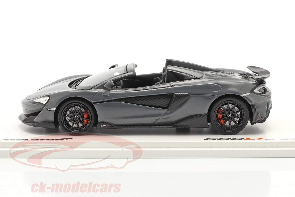 McLaren 600LT Spider Année de construction 2019 chicane gris 1:43 TrueScale