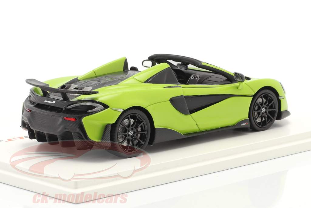 McLaren 600LT Spider Año de construcción 2019 lime verde 1:43 TrueScale