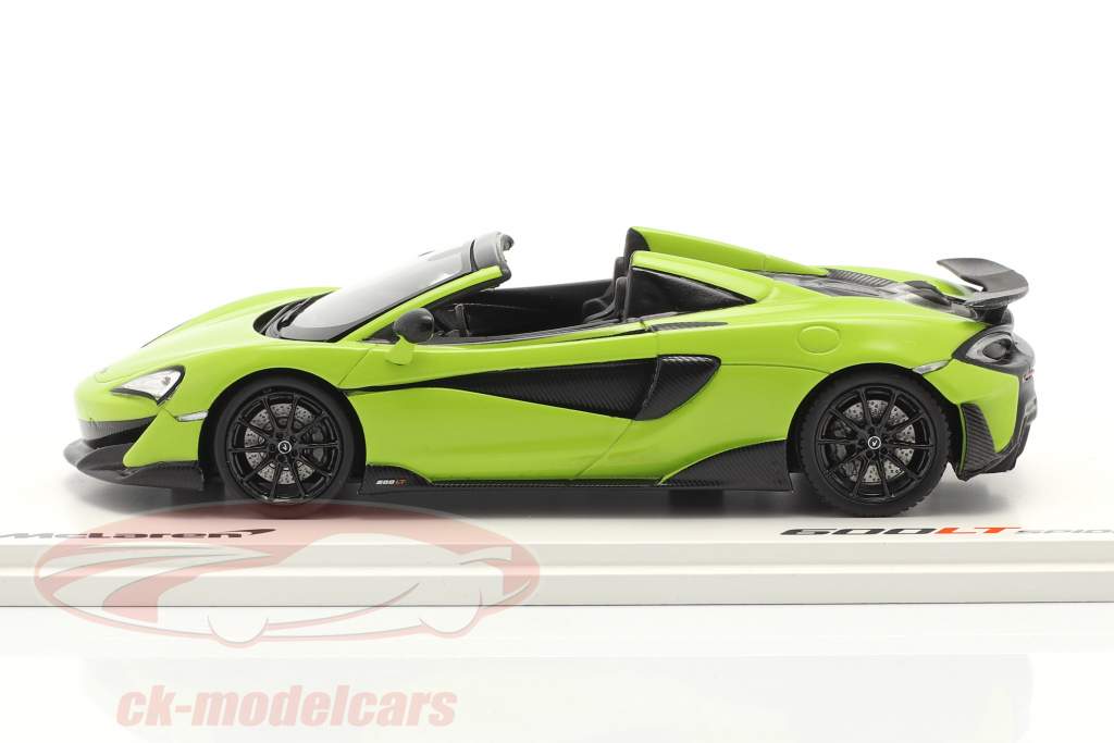 McLaren 600LT Spider Año de construcción 2019 lime verde 1:43 TrueScale