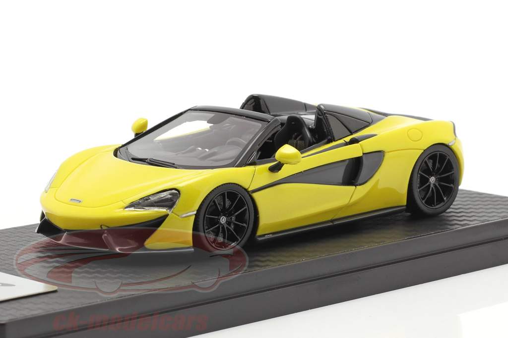 McLaren 570S Spider Année de construction 2017 sicilian jaune 1:43 TrueScale