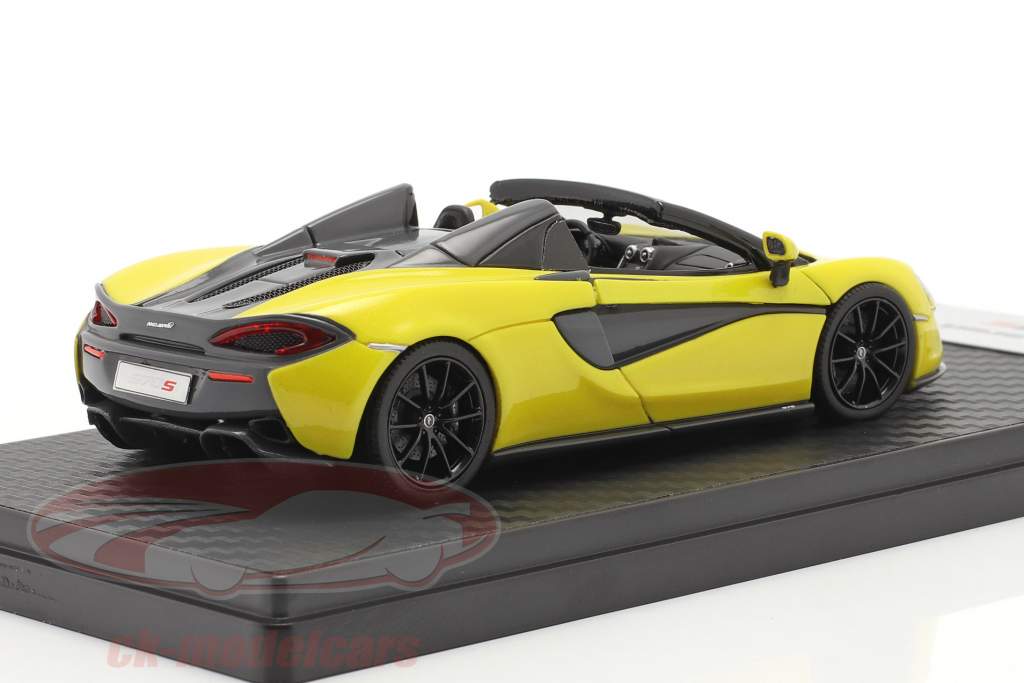 McLaren 570S Spider Byggeår 2017 sicilian gul 1:43 TrueScale