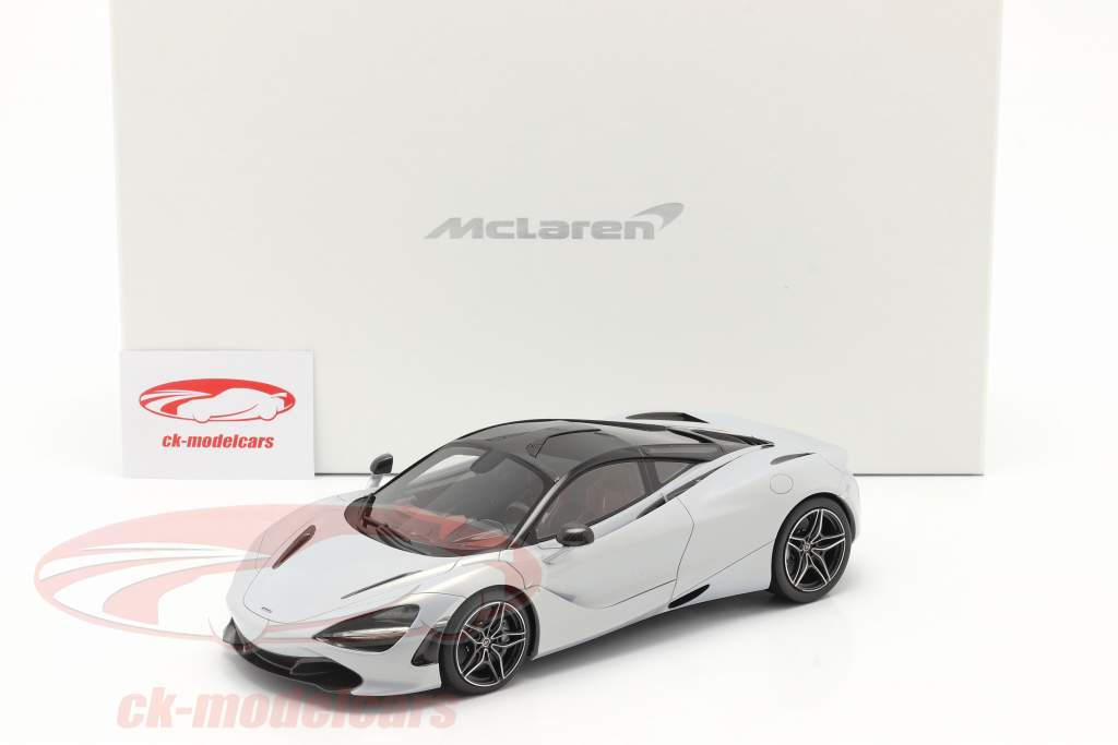 McLaren 720S Bouwjaar 2017 gletsjer Wit Met Showcase 1:18 TrueScale